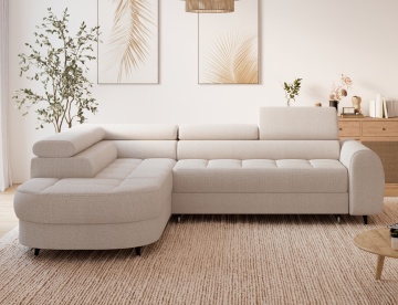 Colțar Vesteria left-hand extensibil, 279x215x72 cm – Tonall 18 - Img 3