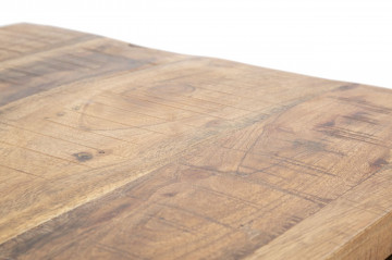 Comoda cu 3 sertare maro din lemn de Acacia, 88x45x80 cm, Yellowstone Mauro Ferretti - Img 6
