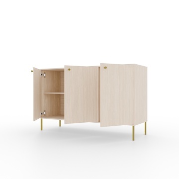 Comodă cu trei usi, 124x41x74cm, Tili System, ADRK Furniture - Img 8