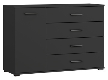 Comodă Frazio – 120x40x83 cm – Negru