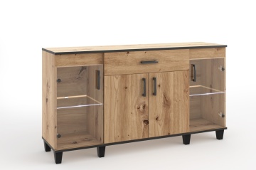 Comodă POLA 03 – 160x40x90 cm – Stejar Artisan
