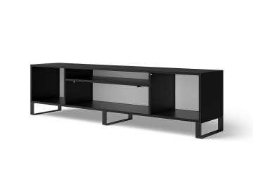 Comodă TV Femur Standing – 200x41x53 cm – Negru – cadru de prezentare secundar