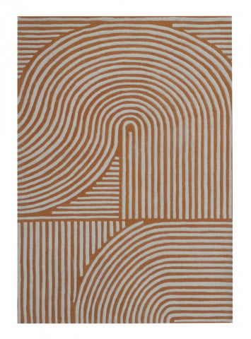 Covor Maze Bedora, 120x170 cm, 100% lana, multicolor, finisat manual - Img 3