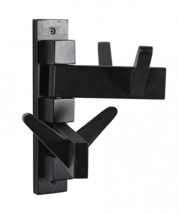 Cuier negru cu 4 agățători, Daiki Yes