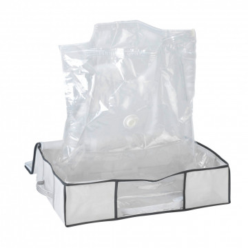 Cutie cu sac pentru vidat Vacuum Soft Box, Wenko, 65x50x15 cm, polipropilena/ polietilena, alb - Img 11