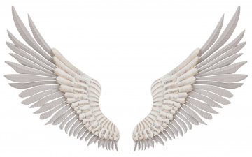 Decoratiune de perete din metal si MDF, 43,8 x 2,5 x 104 cm, Ali Mauro Ferreti