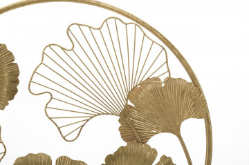 Decoratiune frunze aurii din metal, 50x12,5x64 cm, Little Leaf Mauro Ferretti - Img 6