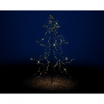 Decoratiune luminoasa Tree metal light-up, Lumineo, H200 cm, 420 LED-uri, lumina calda - Img 4