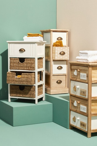 Dulap cu 4 sertare, 26 x 32 x 80 cm, Sierra Yes - Img 3