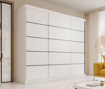 Dulap cu usi glisante, 250x58x215 cm, Andy 250, ADRK Furniture