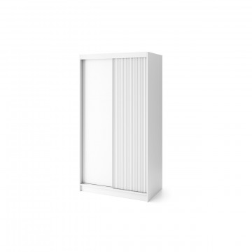 Dulap cu uși glisante Biancco II, 120x60x220 cm – Alb