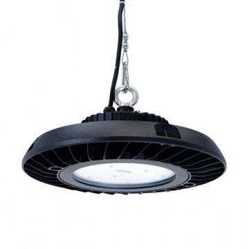 Lampa industriala suspendata SMD Ufo 240W D, negru, dimabil, lumina rece, Max 240W, Kelektron - Img 1