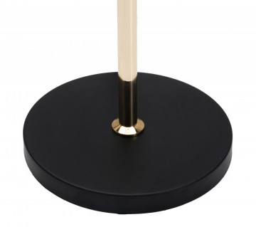 Lampadar auriu/negru din metal, Soclu E27 Max 40W, ∅ 33 cm, Circly Mauro Ferretti - Img 6