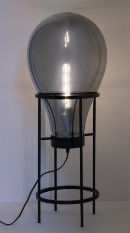 Lampadar shine bulb, soclu E27, max 40W, negru - Img 3