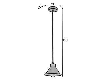 Lustre suspendate Detmer – Negru - Img 3