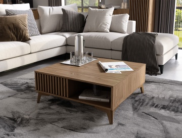 Măsuță de cafea Entsian 80 Coffee Table Artisan Oak - Img 9