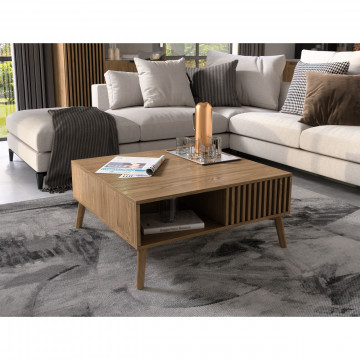 Măsuță de cafea Entsian 80 Coffee Table Artisan Oak - Img 3