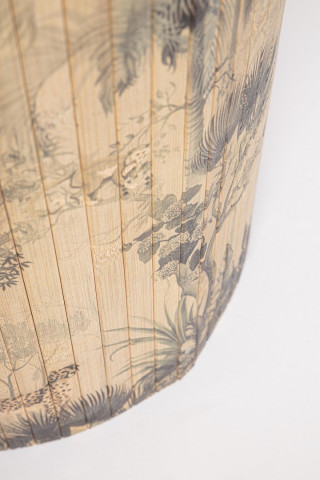 Masuta de cafea finisaj natural din Bambus, ∅ 40 cm, Namika Bizzotto - Img 4