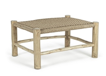 Masuta pentru gradina, lemn de teak, natur, 80x60x40 cm, Lampok Bizzotto