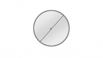 Oglinda 60x60x2 cm, Elistul, Eltap - Img 5