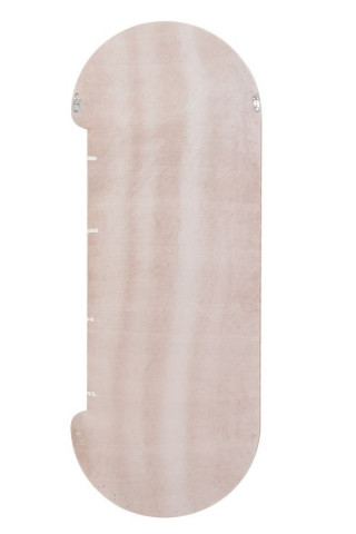 Oglinda decorativa roz din MDF si textil, 160 x 60 x 7 cm, Chantal Mauro Ferreti - Img 3