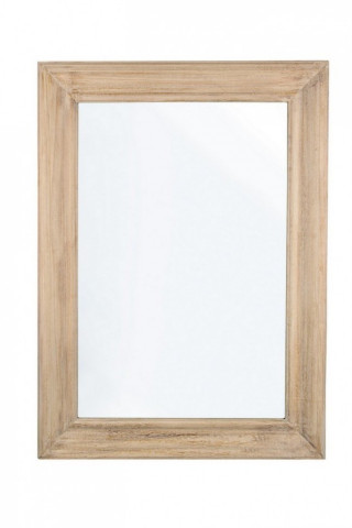 Oglinda dreptunghiulara finisaj natural din lemn de Paulownia, 111x81 cm, Tiziano Rett Bizzotto - Img 1
