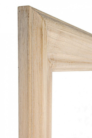 Oglinda dreptunghiulara finisaj natural din lemn de Paulownia, 111x81 cm, Tiziano Rett Bizzotto - Img 2