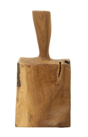 Opritor ușă din teak reciclat, 17X13X37 cm, Mauro Ferretti - Img 2