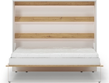 Pat rabatabil Devesto Horizontal Wall 140 Artisan Eiche LED, 200x140 cm – Artisan Eiche - Img 4