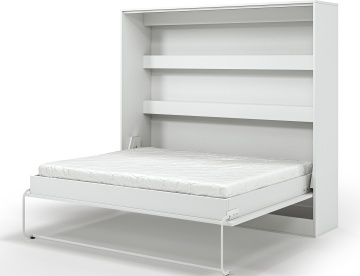 Pat rabatabil Devesto Horizontal Wall 160 alb, 200x160 cm – Alb - Img 8
