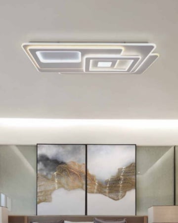 Plafoniera LED 200W, Alb, Retro, Kelektron – cadru vizual suplimentar al produsului