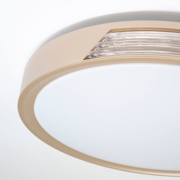Plafoniera LED 48W, Ø40 cm, Champagne, Skoll, Kelektron – fotografie comercială a produsului