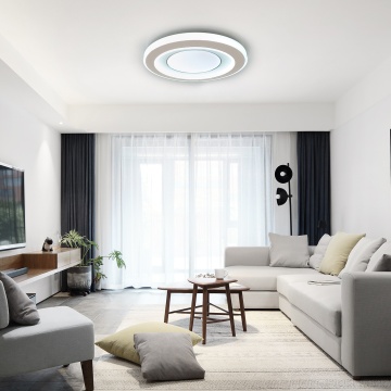 Plafoniera LED Cervás RD, 85W, 5100 lm, Alb + Greige, Kelektron - Img 2