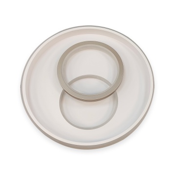Plafoniera LED Lara, Ø50 cm, 70W, 3150 lm, Alb + Greige, Kelektron - Img 2