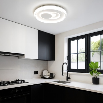 Plafoniera LED Nébula, 84W, 3528 lm, Alb, Kelektron – fotografie secundară a produsului