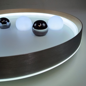 Plafoniera LED Peyto, 95W, 4160 lm, Nichel + Champagne, Kelektron - Img 5