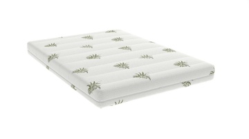 Saltea cu memorie SomnART XXL Memory Plus 160x190, înălțime 25cm, pentru persoane supraponderale, husă Aloe Vera detașabilă, rulată, fermitate mare - Img 3