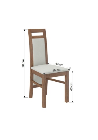 Scaun din lemn K34, ADRK Furniture – cadru de catalog cu produsul