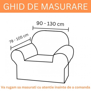 Set huse elastice, canapea 3 locuri + 2 fotolii, cu brate, negru, SHEJ-48 – fotografie de prezentare suplimentară