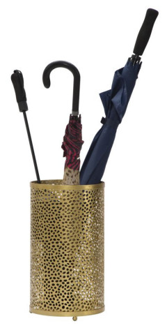 Suport umbrele auriu din metal, ∅ 24 cm, Glam Mauro Ferretti - Img 5