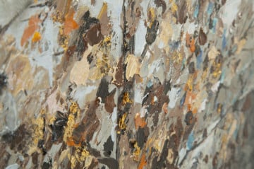 Tablou multicolor din lemn si panza, 120 x 3,7 x 80 cm, Londra Mauro Ferreti - Img 4