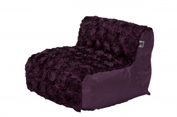 Taburet violet din textil, 81 x 76 x 54, Scuro Mauro Ferreti - Img 3