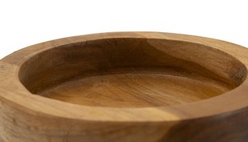 Tava pentru accesorii din lem de teak, 15x9.5 cm, Erusi Simple, Mauro Ferretti - Img 3