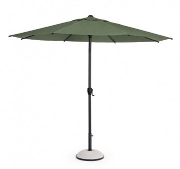 Umbrela de gradina cu brat pivotant verde olive din poliester si metal, ∅ 300 cm, Rio Bizzotto - Img 1