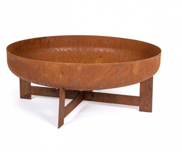 Vatra de foc, nevopsita, Ø60x24 cm, Efesto To Rugina D60X24H