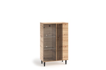 Bufet LIVIA 02 – 80x40x134.5 cm – Stejar Artisan