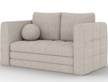 Canapea Kastol , beige bouclé extensibil, 137x71x74 cm – Royal 18 - Img 4
