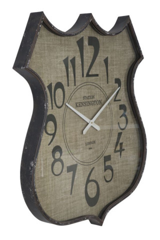 Ceas decorativ din lemn si sticla, 83 x 90 x 7 cm, Saddle Mauro Ferreti - Img 2