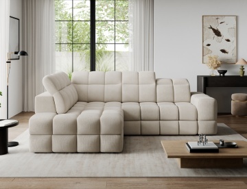 Colțar Bronon left-hand extensibil, 296x200x109 cm, orientare stânga – Calmora 18 - Img 3