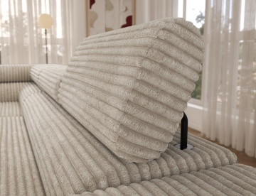 Colțar Colesio extensibil, 274x200x93 cm, orientare stânga – Modullo 18 – cadru suplimentar de prezentare